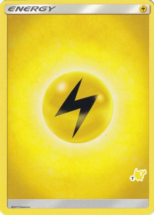 Lightning Energy (#7 Pikachu Stamped)  Battle Academy - Promo Battle Academy Pokemon Single  Squirtle Squad Card Shop.