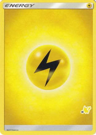 Lightning Energy (#31 Pikachu Stamped)  Battle Academy - Promo Battle Academy Pokemon Single  Squirtle Squad Card Shop.