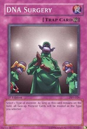 DNA Surgery (PSV-026) - Pharaoh's Servant 1st Edition Pharaoh's Servant Yugioh Single  Squirtle Squad Card Shop.