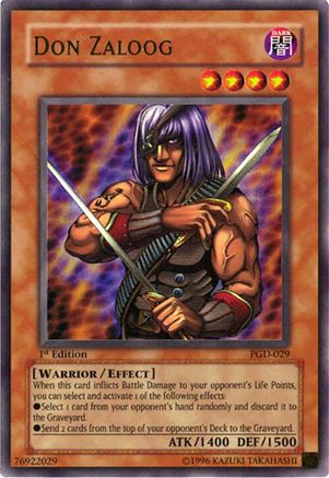Don Zaloog (PGD-029) - Pharaonic Guardian 1st Edition Pharaonic Guardian Yugioh Single  Squirtle Squad Card Shop.
