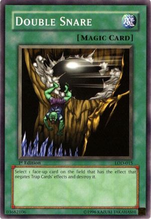 Double Snare (LOD-015) - Legacy of Darkness Unlimited Legacy of Darkness Yugioh Single  Squirtle Squad Card Shop.