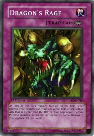Dragon's Rage (LOD-048) - Legacy of Darkness Unlimited Legacy of Darkness Yugioh Single  Squirtle Squad Card Shop.
