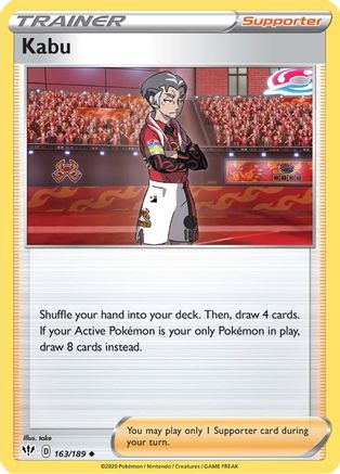 Kabu 163  - Reverse Holofoil SWSH03 Darkness Ablaze - Uncommon SWSH03: Darkness Ablaze Pokemon Single  Squirtle Squad Card Shop.