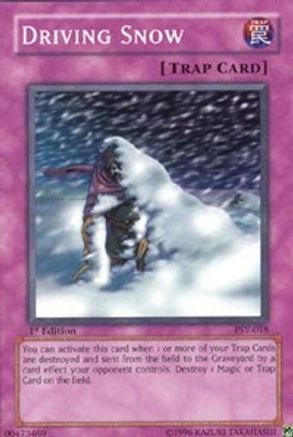 Driving Snow (PSV-018) - Pharaoh's Servant Unlimited Pharaoh's Servant Yugioh Single  Squirtle Squad Card Shop.