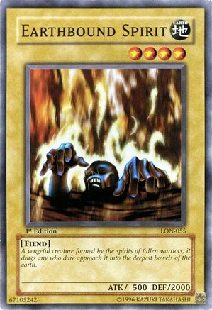 Earthbound Spirit (LON-055) - Labyrinth of Nightmare 1st Edition Labyrinth of Nightmare Yugioh Single  Squirtle Squad Card Shop.
