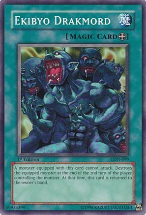 Ekibyo Drakmord (LON-099) - Labyrinth of Nightmare Unlimited Labyrinth of Nightmare Yugioh Single  Squirtle Squad Card Shop.