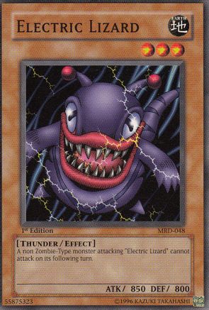 Electric Lizard (MRD-048) - Metal Raiders Unlimited Metal Raiders Yugioh Single  Squirtle Squad Card Shop.