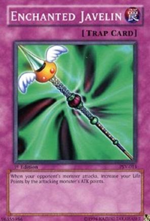 Enchanted Javelin (PSV-015) - Pharaoh's Servant 1st Edition Pharaoh's Servant Yugioh Single  Squirtle Squad Card Shop.