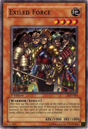 Exiled Force (LOD-023) - Legacy of Darkness Unlimited Legacy of Darkness Yugioh Single  Squirtle Squad Card Shop.