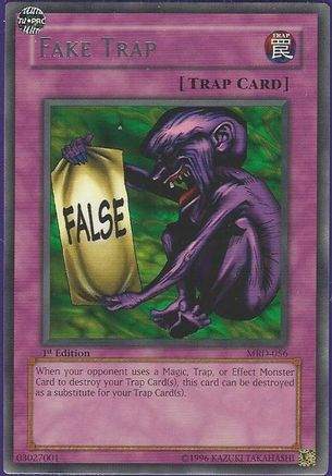 Fake Trap (MRD-056) - Metal Raiders 1st Edition Metal Raiders Yugioh Single  Squirtle Squad Card Shop.