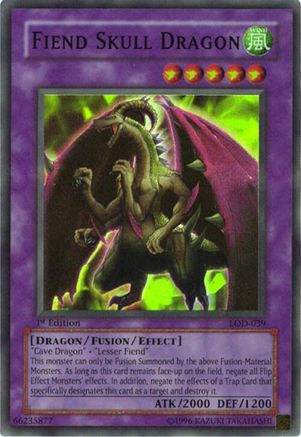 Fiend Skull Dragon (LOD-039) - Legacy of Darkness 1st Edition Legacy of Darkness Yugioh Single  Squirtle Squad Card Shop.