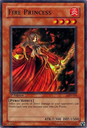 Fire Princess (LON-034) - Labyrinth of Nightmare Unlimited Labyrinth of Nightmare Yugioh Single  Squirtle Squad Card Shop.