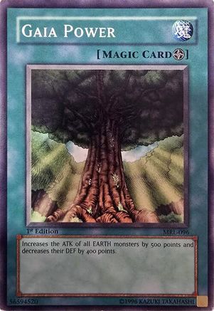 Gaia Power (MRL-096) - Magic Ruler Unlimited Magic Ruler Yugioh Single  Squirtle Squad Card Shop.