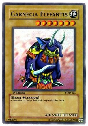Garnecia Elefantis (MRD-125) - Metal Raiders 1st Edition Metal Raiders Yugioh Single  Squirtle Squad Card Shop.