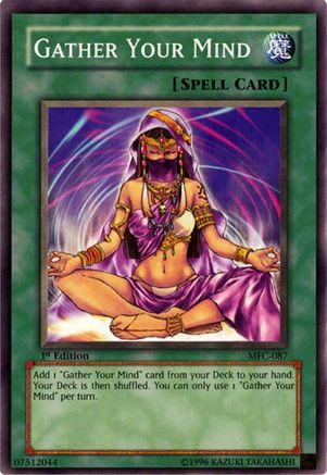 Gather Your Mind (MFC-087) - Magician's Force 1st Edition Magician's Force Yugioh Single  Squirtle Squad Card Shop.