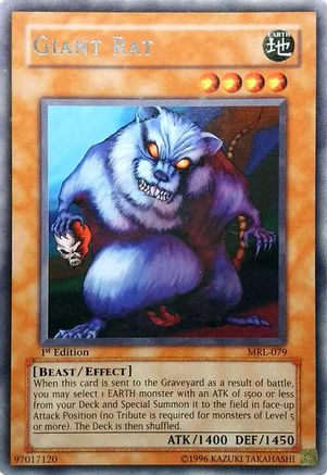 Giant Rat (MRL-079) - Magic Ruler Unlimited Magic Ruler Yugioh Single  Squirtle Squad Card Shop.