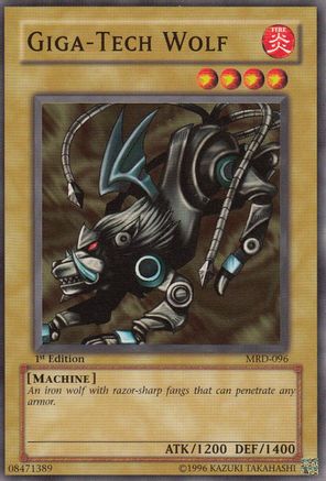 Giga-Tech Wolf (MRD-096) - Metal Raiders 1st Edition Metal Raiders Yugioh Single  Squirtle Squad Card Shop.
