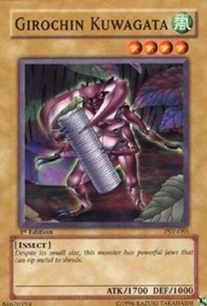 Girochin Kuwagata (PSV-085) - Pharaoh's Servant Unlimited Pharaoh's Servant Yugioh Single  Squirtle Squad Card Shop.