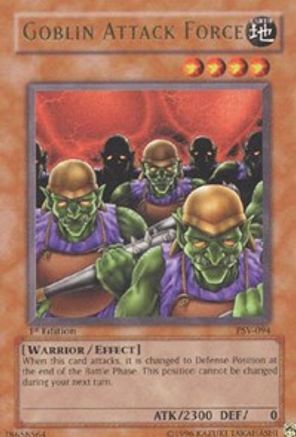 Goblin Attack Force (PSV-094) - Pharaoh's Servant Unlimited Pharaoh's Servant Yugioh Single  Squirtle Squad Card Shop.