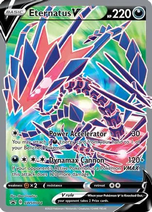Eternatus V SWSH044  - Holofoil SWSH Sword & Shield Promo Cards - Promo