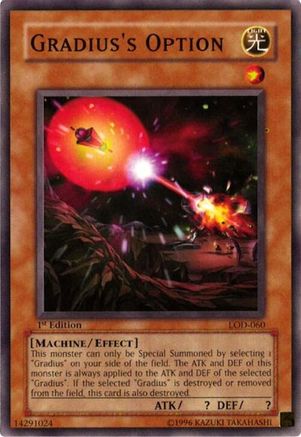 Gradius's Option (LOD-060) - Legacy of Darkness 1st Edition Legacy of Darkness Yugioh Single  Squirtle Squad Card Shop.
