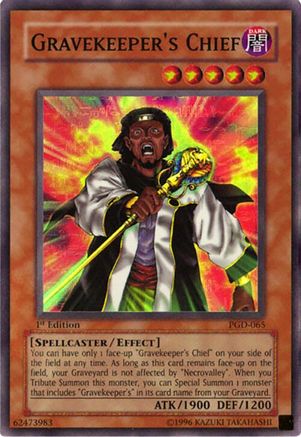 Gravekeeper's Chief (PGD-065) - Pharaonic Guardian 1st Edition Pharaonic Guardian Yugioh Single  Squirtle Squad Card Shop.