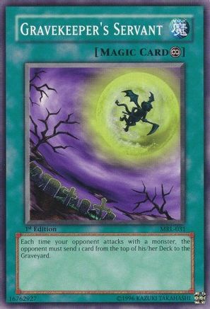 Gravekeeper's Servant (MRL-031) - Magic Ruler 1st Edition Magic Ruler Yugioh Single  Squirtle Squad Card Shop.