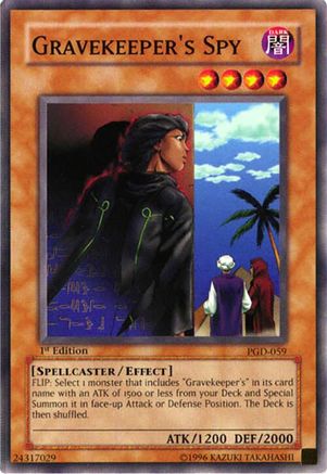 Gravekeeper's Spy (PGD-059) - Pharaonic Guardian Unlimited Pharaonic Guardian Yugioh Single  Squirtle Squad Card Shop.