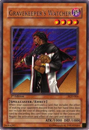 Gravekeeper's Watcher (PGD-064) - Pharaonic Guardian 1st Edition Pharaonic Guardian Yugioh Single  Squirtle Squad Card Shop.