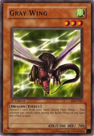 Gray Wing (LOD-041) - Legacy of Darkness 1st Edition Legacy of Darkness Yugioh Single  Squirtle Squad Card Shop.
