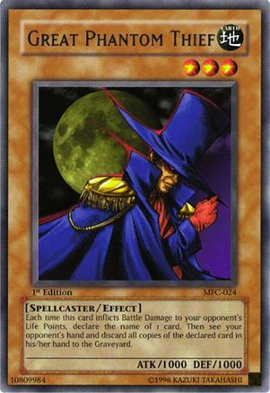 Great Phantom Thief (MFC-024) - Magician's Force 1st Edition Magician's Force Yugioh Single  Squirtle Squad Card Shop.