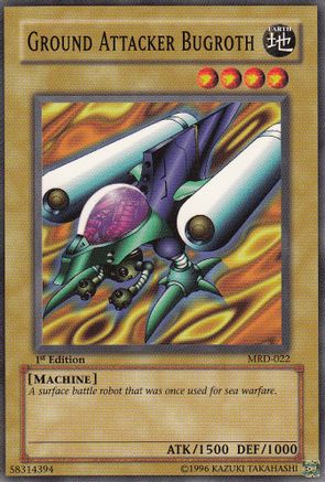 Ground Attacker Bugroth (MRD-022) - Metal Raiders 1st Edition Metal Raiders Yugioh Single  Squirtle Squad Card Shop.