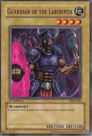 Guardian of the Labyrinth (MRD-083) - Metal Raiders 1st Edition Metal Raiders Yugioh Single  Squirtle Squad Card Shop.