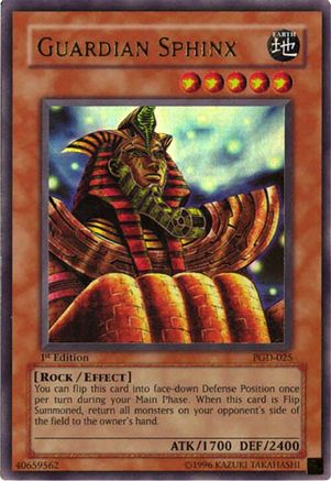 Guardian Sphinx (PGD-025) - Pharaonic Guardian 1st Edition Pharaonic Guardian Yugioh Single  Squirtle Squad Card Shop.