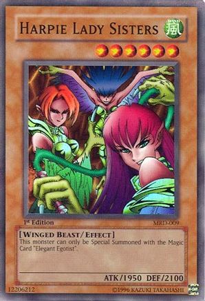 Harpie Lady Sisters (MRD-009) - Metal Raiders Unlimited Metal Raiders Yugioh Single  Squirtle Squad Card Shop.