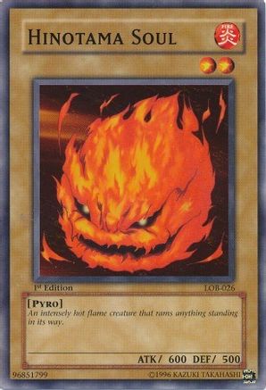Hinotama Soul (LOB-026) - The Legend of Blue Eyes White Dragon Unlimited The Legend of Blue Eyes White Dragon Yugioh Single  Squirtle Squad Card Shop.