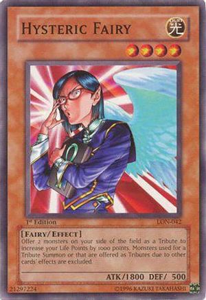 Hysteric Fairy (LON-042) - Labyrinth of Nightmare Unlimited Labyrinth of Nightmare Yugioh Single  Squirtle Squad Card Shop.