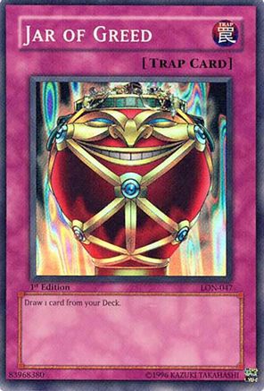 Jar of Greed (LON-047) - Labyrinth of Nightmare 1st Edition Labyrinth of Nightmare Yugioh Single  Squirtle Squad Card Shop.