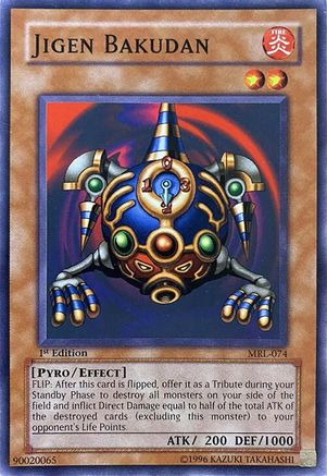 Jigen Bakudan (MRL-074) - Magic Ruler Unlimited Magic Ruler Yugioh Single  Squirtle Squad Card Shop.