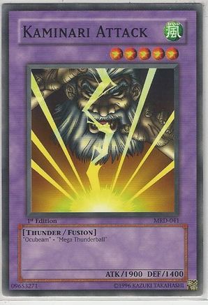 Kaminari Attack (MRD-041) - Metal Raiders 1st Edition Metal Raiders Yugioh Single  Squirtle Squad Card Shop.