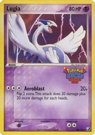 Lugia (Pokemon Rocks America) 029/115  Miscellaneous Cards & Products - Promo Miscellaneous Cards & Products Pokemon Single  Squirtle Squad Card Shop.
