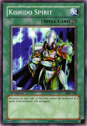 Kishido Spirit (MFC-038) - Magician's Force 1st Edition Magician's Force Yugioh Single  Squirtle Squad Card Shop.