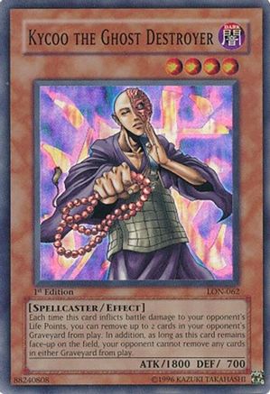 Kycoo the Ghost Destroyer (LON-062) - Labyrinth of Nightmare Unlimited Labyrinth of Nightmare Yugioh Single  Squirtle Squad Card Shop.
