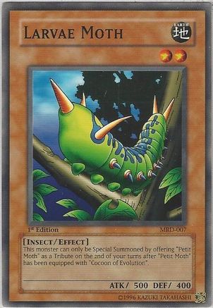 Larvae Moth (MRD-007) - Metal Raiders 1st Edition Metal Raiders Yugioh Single  Squirtle Squad Card Shop.