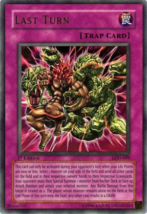 Last Turn (LOD-099) - Legacy of Darkness Unlimited Legacy of Darkness Yugioh Single  Squirtle Squad Card Shop.