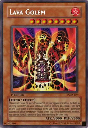 Lava Golem (PGD-107) - Pharaonic Guardian Unlimited Pharaonic Guardian Yugioh Single  Squirtle Squad Card Shop.