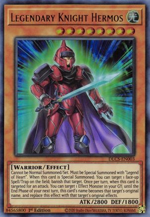 Legendary Knight Hermos (DLCS-EN003) - Dragons of Legend: The Complete Series 1st Edition Dragons of Legend: The Complete Series Yugioh Single  Squirtle Squad Card Shop.
