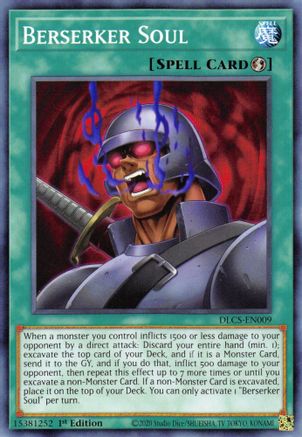 Berserker Soul (DLCS-EN009) - Dragons of Legend: The Complete Series 1st Edition Dragons of Legend: The Complete Series Yugioh Single  Squirtle Squad Card Shop.