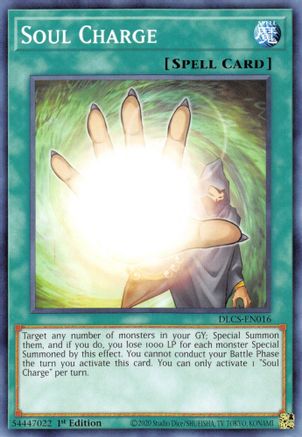 Soul Charge (DLCS-EN016) - Dragons of Legend: The Complete Series 1st Edition Dragons of Legend: The Complete Series Yugioh Single  Squirtle Squad Card Shop.