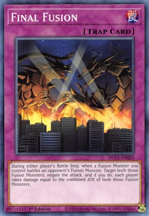 Final Fusion (DLCS-EN020) - Dragons of Legend: The Complete Series 1st Edition Dragons of Legend: The Complete Series Yugioh Single  Squirtle Squad Card Shop.